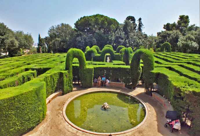 Labyrinth Park of Horta, Barcelona, Spain Labyrinth Park of Horta, Barcelona, Spain
